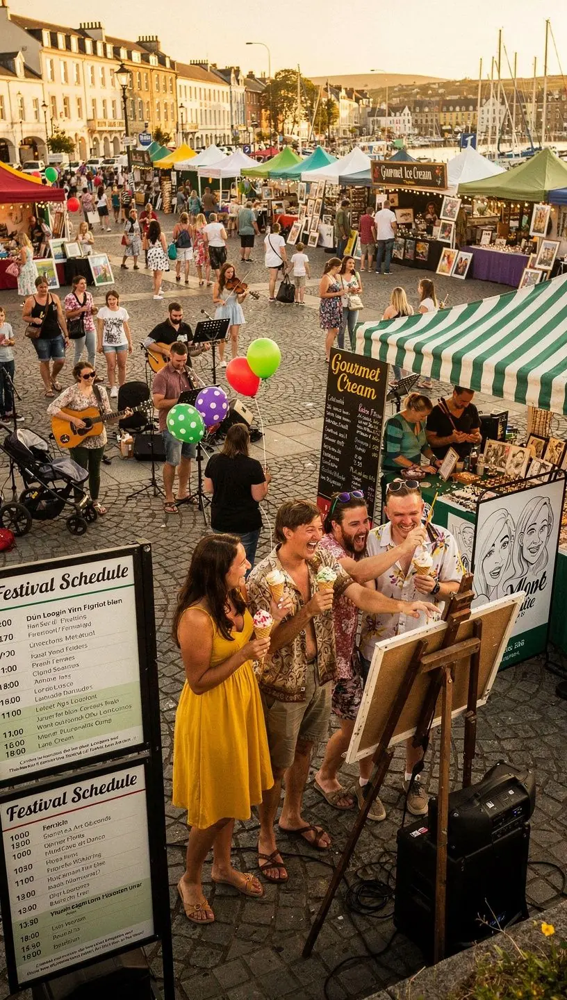 Logistics of organizing city music evenings events.
